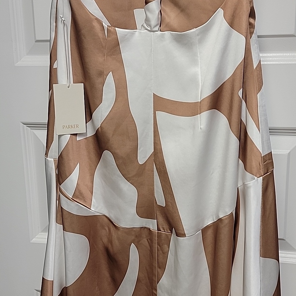 PARKER NIA ABSTRACT SUMMER MAXI DRESS SIZE 4 NWT - Picture 11 of 15